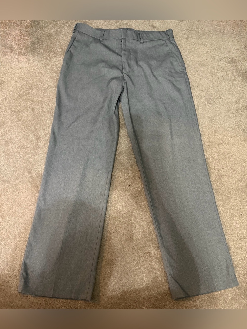 Van Heusen Gray Dress Pants - Straight Leg